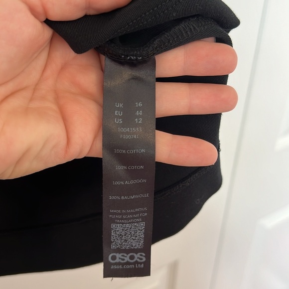 ASOS Black T-shirt‎ Dress - Picture 4 of 6